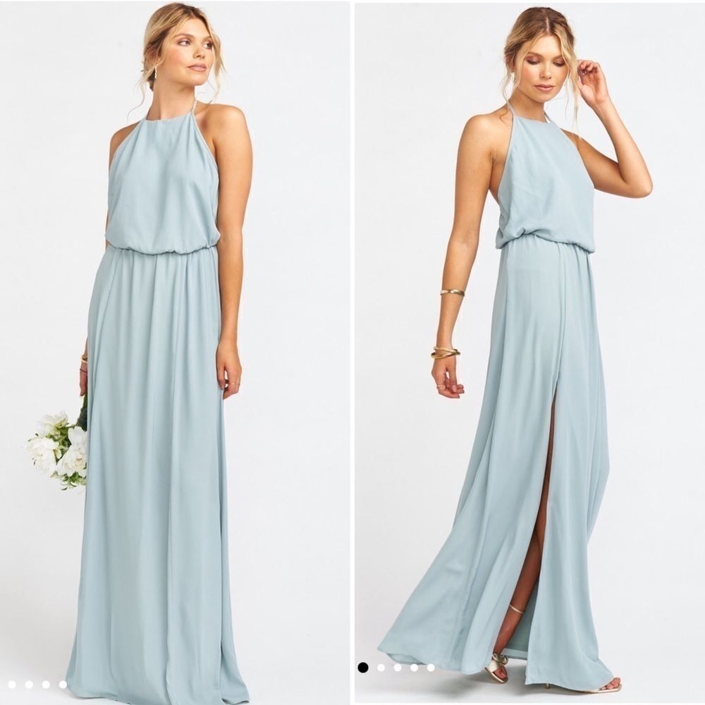 Show Me Your Mumu Heather Halter Maxi Dress